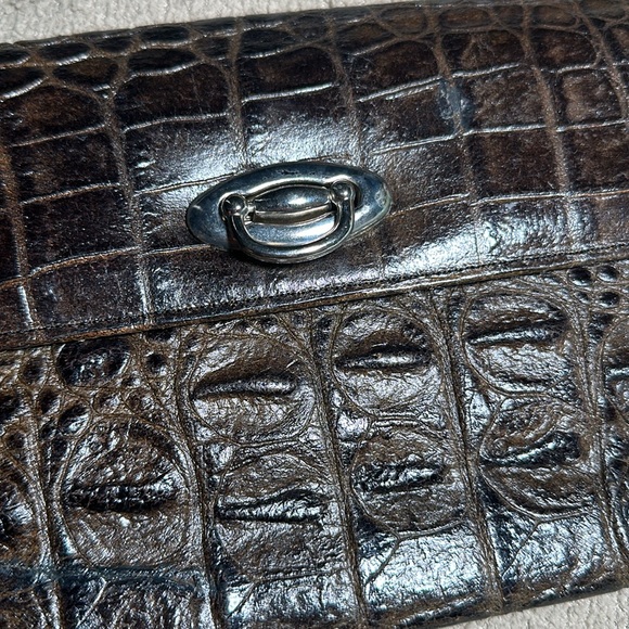 Veari Leather clutch - Dark Brown - Picture 8 of 9